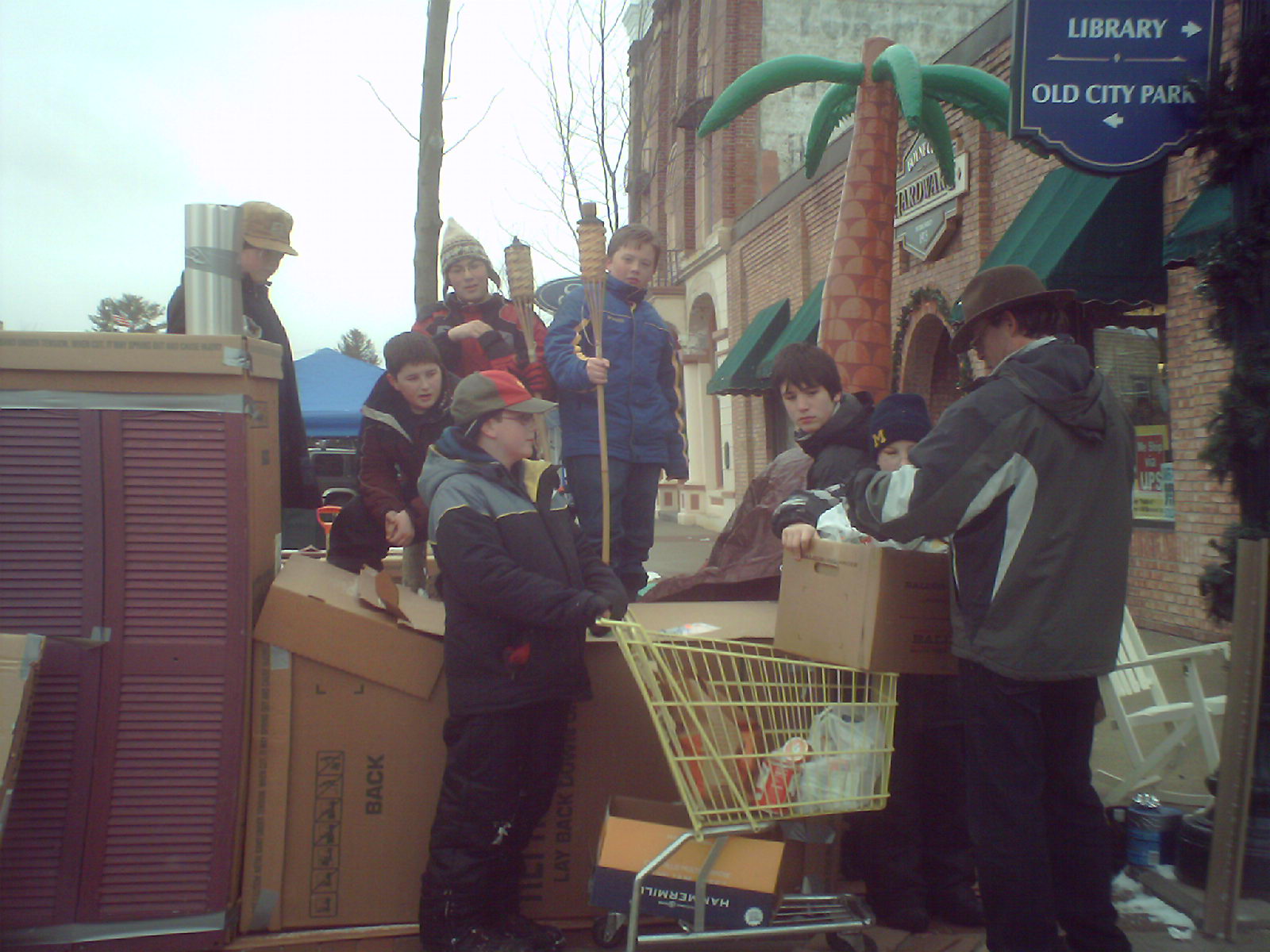 Boy Scouts' Food Drive
